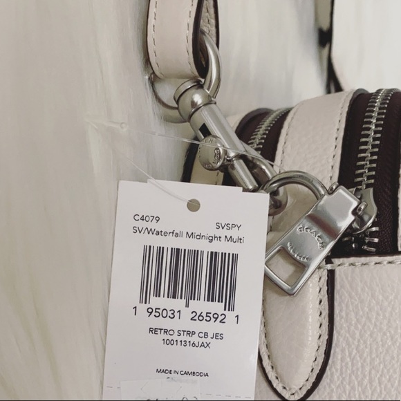 New💃Coach Jes Crossbody In Colorblock With Stripe - Picture 10 of 10